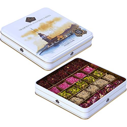 Cerez Pazari Turkish Delight With Mix Of 4 Flavours And Pistachi