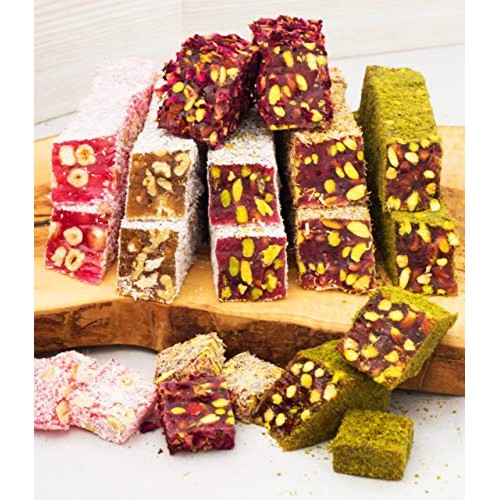 Cerez Pazari Turkish Delight With Mix Of 4 Flavours And Pistachi