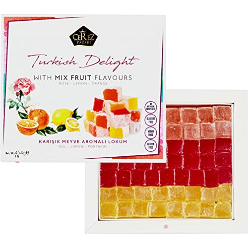 Turkish Delight With Fantastic Rose, Orange And Lemon Mix Flavor