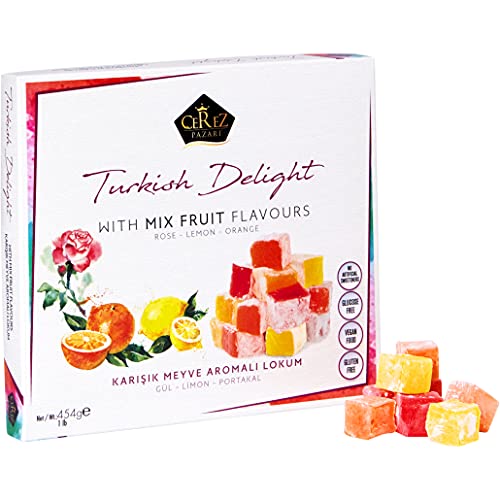 Turkish Delight With Fantastic Rose, Orange And Lemon Mix Flavor