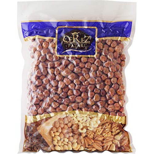 Cerez Pazari Turkish Raw Hazelnuts Filberts, Non-Gmo, Unsalted