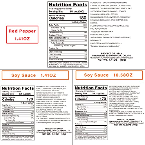 NORITEN Japanese Snacks New Flavor Tempura Seaweed Snacks Made i...