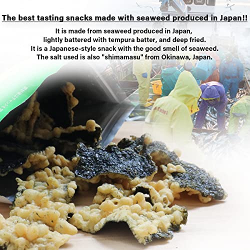 NORITEN Japanese Snacks Tempura Seaweed Snacks Made in Japan Wa...