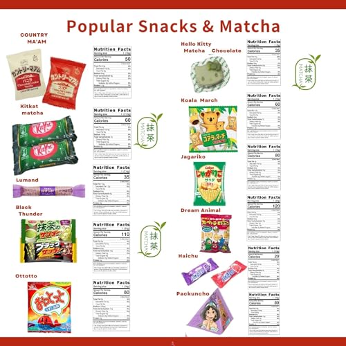 Japanese Snacks & Candy 50 Piece Dagashi Set Gift Box Japanese...