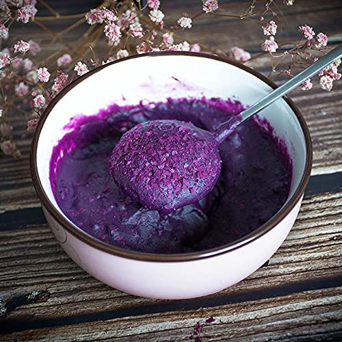 Cooked Purple Sweet Potato Flakes Breakfast Brewed Into Drink Po