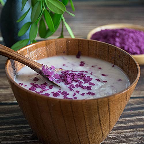 Cooked Purple Sweet Potato Flakes Breakfast Brewed Into Drink Po