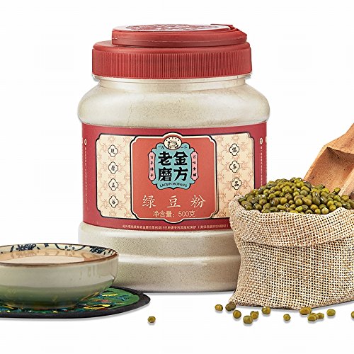 Breakfast Milk,Breakfast Nutrition,老金磨方 生绿豆粉 食用 可做绿
