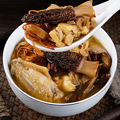Premium Grade Dried Mushrooms Fungi Morel 3.5Oz For Soup Stir-Fr