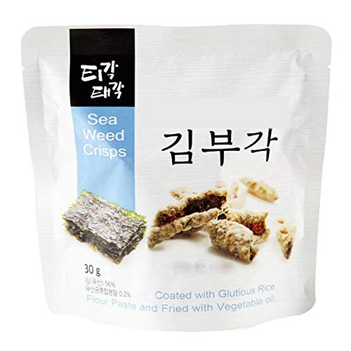 티각태각 Fried Vegetable With Sticky Rice Crisps Chip 25G, 2 Pac