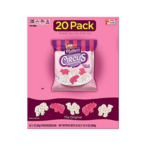 Kelloggs Mothers The Original Circus Animal Cookies, 1 Oz., 20