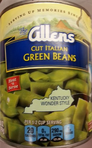 thumbnail image 2 of Aazon.co : 2 Pack Of Allens Kentucky Wonder Cut Italian Green Beans... 2 of 9