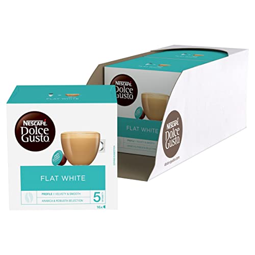 NESCAFÉ DOLCE GUSTO Flat White Coffee Pods, 16 Capsules