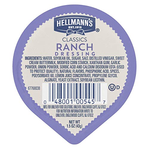 hellmann's classic ranch dressing Hellmann's Ranch Dressing - 108 44ml