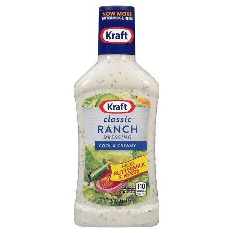 Kraft Classic Ranch Salad Dressing - 16fl oz Kraft Classic Ranch Salad Dressing - 16fl oz