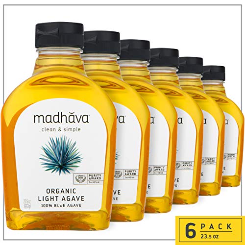 MADHAVA Organic Light Agave, 23.5 oz. Bottle (Pack of 6) ...