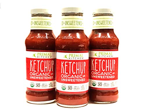 Pack of 3 - Primal Kitchen - Organic Unsweetened Ketchup - Non G