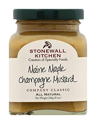 Stonewall Kitchen Maine Maple Champagne Mustard, 8 Ounces