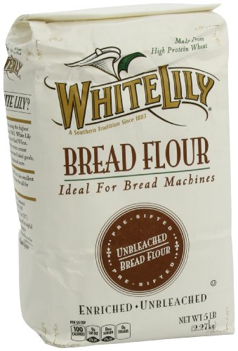White Lily Bread Flour, Unbleached - 5 lb