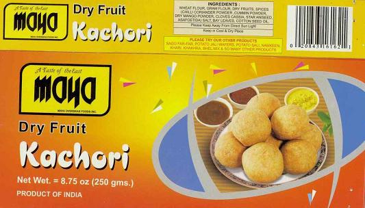 Product Recall of Maya’s Kachori