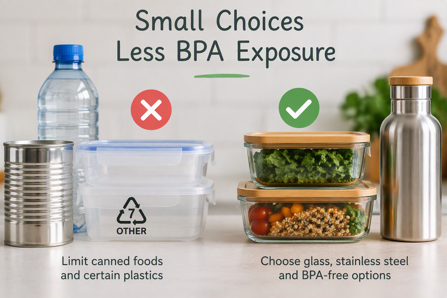 Ways to Minimize BPA Exposure
